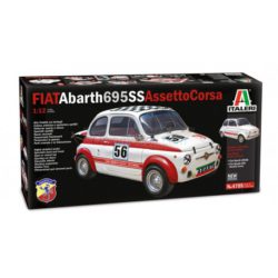 Italeri - Fiat abarth 695 SS (assetto corsa). Escala 1:12, Ref: 4705