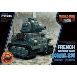 Meng - French medium tank, Somau S35. Serie world war toons, Ref: WWT-009