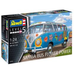 Revell - VW T1 Samba Bus Flower Power. Escala 1:24, Ref: 07050
