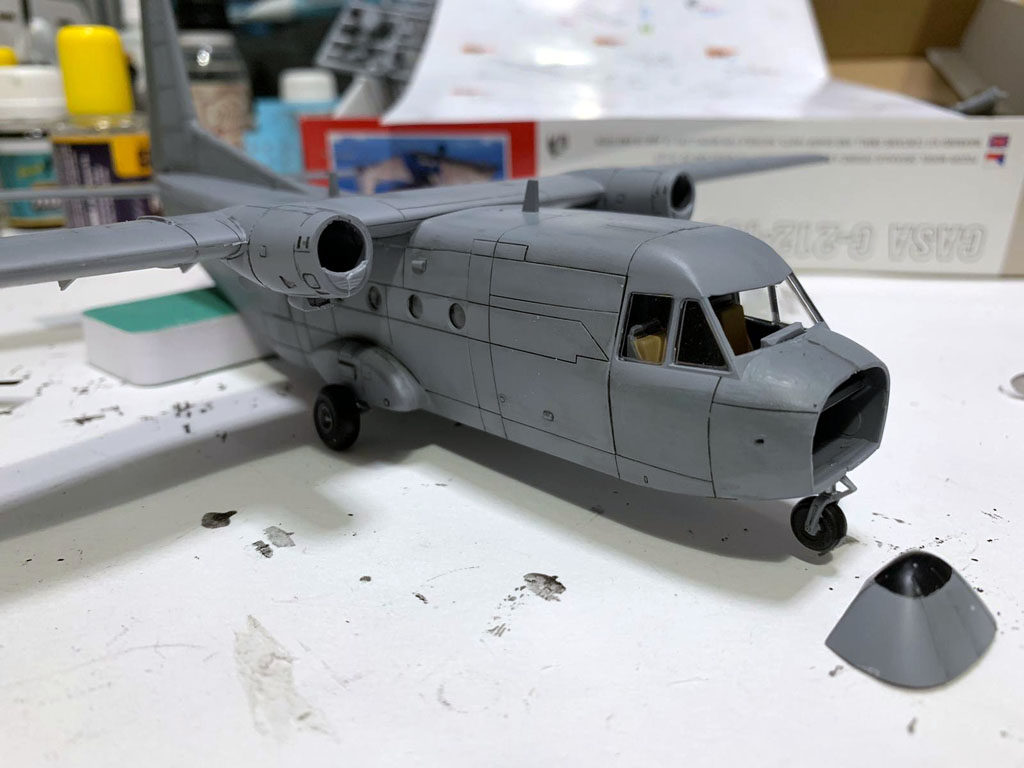 Casa C-212 hecho por Ricardo Yubero a escala 1/72 y de la marca Special hobby .