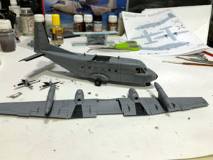 Casa C-212 hecho por Ricardo Yubero a escala 1/72 y de la marca Special hobby .