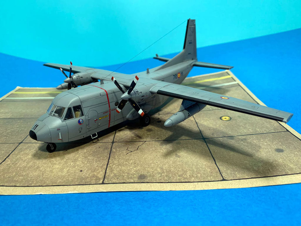Casa C-212 hecho por Ricardo Yubero a escala 1/72 y de la marca Special hobby .