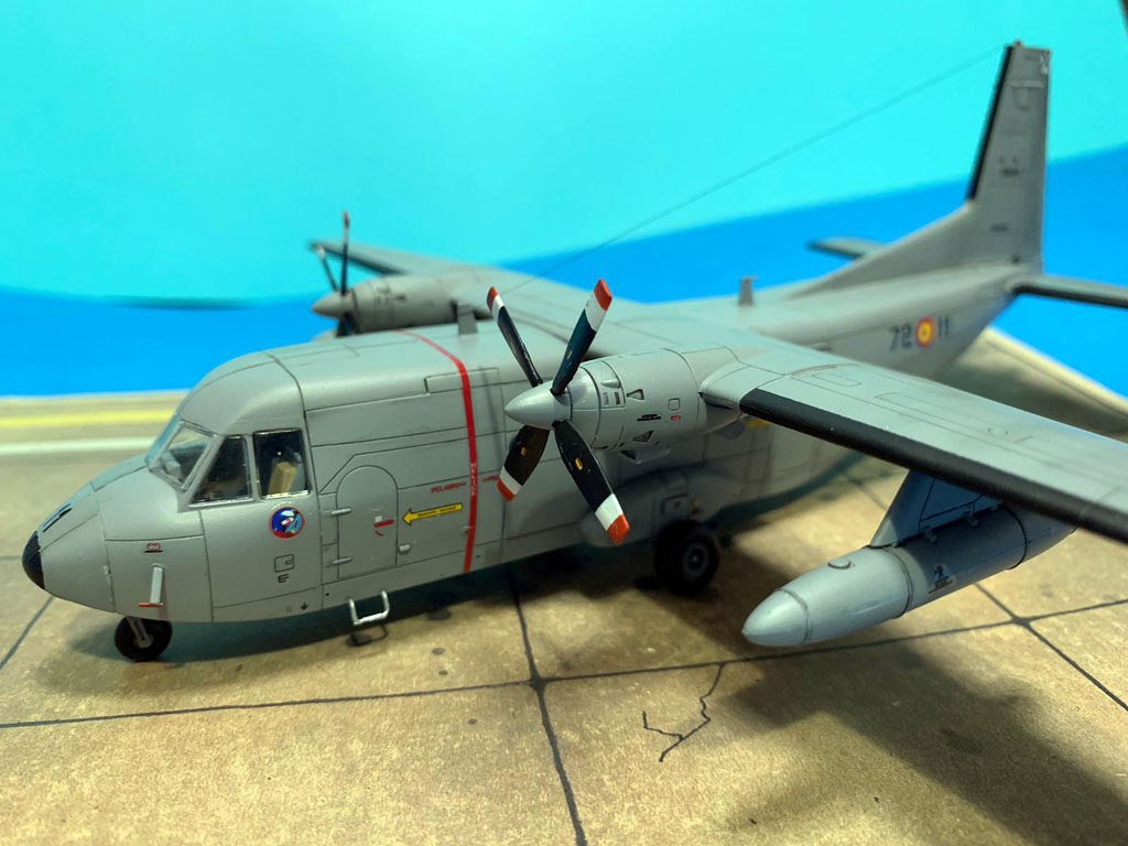 Casa C-212 hecho por Ricardo Yubero a escala 1/72 y de la marca Special hobby .