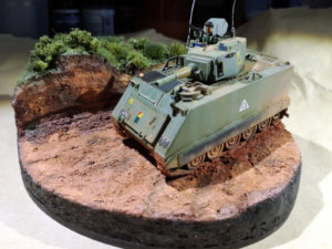 13 FSV (fire support vehicle), Airfix 1/76. Calcas de la 2 div. caballería del ejército australiano