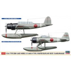 Hasegawa - E13A1 Type Zero (Jake) Model 11 y A6M2N Type 2 (Rufe). Serie limitada. Escala 1:72, Ref: 02289.