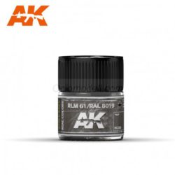 AK Interactive - RC Air, RLM 61 / RAL 8019. Cantidad 10 ml., Ref: RC268.