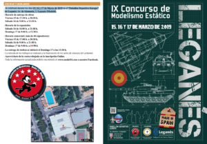 Ferias - IX CONCURSO DE MODELISMO ESTÁTICO CIUDAD DE LEGANÉS, Ociomodell allí estará