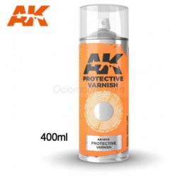 AK Interactive - Barniz protector en spray, Cantidad 400 ml., Ref: AK1015.