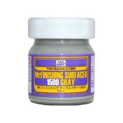 Mr. Finishing surfacer 1500 grey. Imprimación gris. Bote de 40ml. Marca MR.Hobby. Ref: SF289.