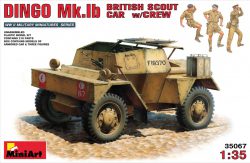 Miniart - DINGO Mk.1b BRITISH SCOUT CAR w/CREW. Escala 1:35. Ref: 35067.