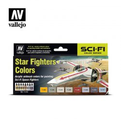 Vallejo - Set Model air Star Fighters colors. 8 Colores. Bote 17 ml. Ref: 71612.
