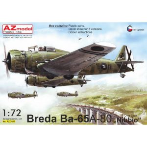 AZmodel - Breda Ba-65 A-80 "Nibbio". Escala 1:72. Ref: AZ7617.