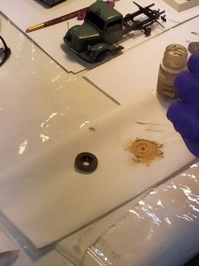 Fotos de la Charla - Técnicas de weathering I, de 28 septiembre de 2019