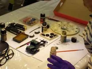 Fotos de la Charla - Técnicas de weathering I, de 28 septiembre de 2019