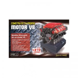 Contruye motor V8. 270pz. Marca Master hobby. Ref: MHMOT.