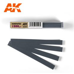 SANDPAPER GRAIN 1500 (WET). Marca AK Interactive. Ref: AK9027.