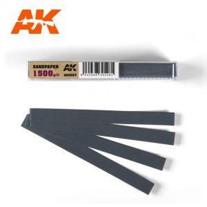 SANDPAPER GRAIN 1500 (WET). Marca AK Interactive. Ref: AK9027.