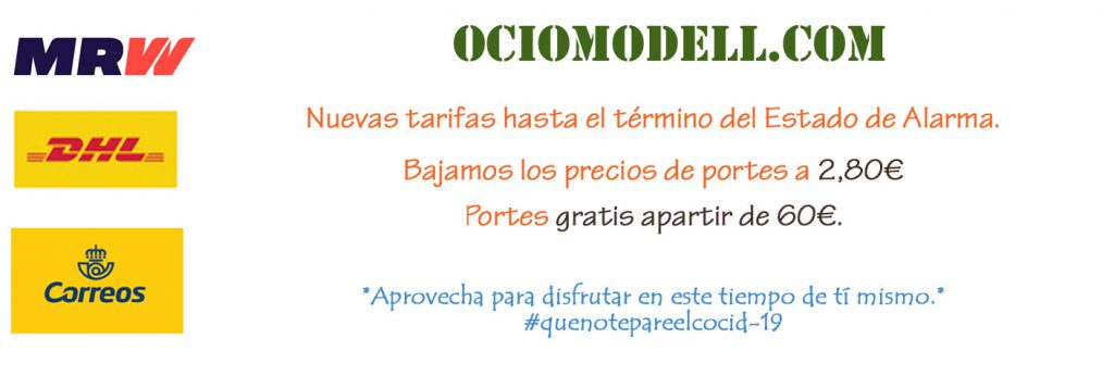 Ociomodell.com - Nuevas tarifas hasta el término del Estado de Alarma. 2 Ociomodell.com - Nuevas tarifas hasta el término del Estado de Alarma.