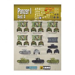 Panzer I, Ausf. A. Calcas escala 1/16. Marca Fcmodeltips / Fcmodeltrend. Ref: 16202