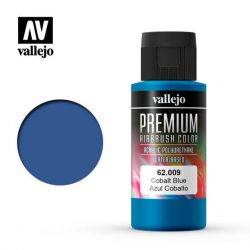 Vallejo - Premium Azul Cobalto. Premium Airbrush Color. Bote 60 ml. Ref: 62009.
