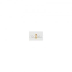 Pedestal liso en latón, 26 mm de altura. 1 und. Marca Amati. Ref: 569026.