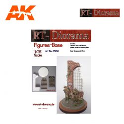 Base para Figuras. Escala 1:35. Marca RT-DIORAMAS. Ref: 35294.