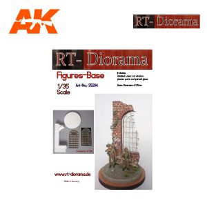 Base para Figuras. Escala 1:35. Marca RT-DIORAMAS. Ref: 35294.