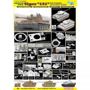 Tiger I "131" s.Pz.Abt.504 Tunisia (Smart Kit). Escala 1:35. Marca Dragon. Ref: 6820.
