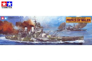 Acorazado británico Prince of Wales. Escala: 1:350. Marca: Tamiya. Ref: 78011.
