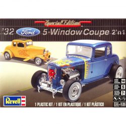 Vehículo 1932 Ford 5 Window Coupe 2n1. Escala 1:24. Marca Revell. Ref: 14228 ( 85-4228 ).