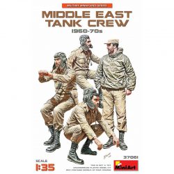 Figuras MIDDLE EAST TANK CREW 1960-70s. Escala 1:35. Marca Miniart. Ref: 37061.
