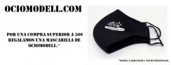 OCIOMODELL. Promoción regalo de mascarilla.