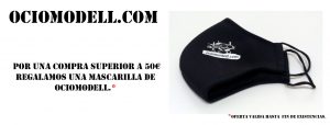 OCIOMODELL. Promoción regalo de mascarilla.