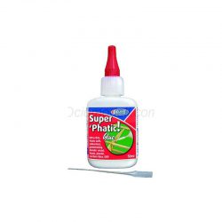 Super 'Phatic, Adhesivo para foam, madera, fibra de carbono. Bote 50ml. Marca Deluxe. Ref: AD21.