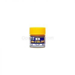 Mr.HOBBY AQUEOUS COLOR, Amarillo Gelb brillo. Bote 10 ml. Marca MR.Hobby. Ref: H4.