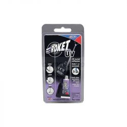 Roket UV. Bote 5 gr + Luz ultravioleta. Marca Deluxe. Ref: AD88.