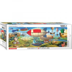 The Great Race. Puzzle panorámico, 1000 pz. Marca Eurographics. Ref: 6010-5633.