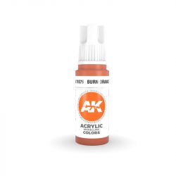 Acrílicos de 3rd General, BURN ORANGE – STANDARD. Bote 17 ml. Marca Ak-Interactive. Ref: Ak11079.
