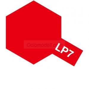 Lacquer paint, lacquer pure red. Bote 10 ml. Marca Tamiya. Ref: LP-7 ( LP7).