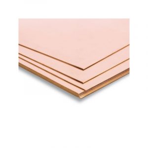 Plancha de Cobre 400 x 200 mm, 0.30 mm, 1und. Marca Dismoer. Ref: 33300.