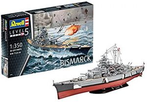 Battleship Bismarck. Escala: 1:350. Marca: Revell. Ref: 05040.