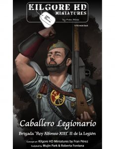 Caballero Legionario. Escala 1:10. Marca Kilgore HD Miniature. Ref: Caballero Legionario.