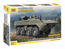 BUMERANG Russian 8x8 armored personnel carrier. Escala 1:72. Marca Zvezda. Ref: 5040.