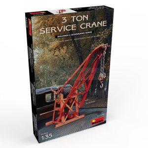 3 TON SERVICE CRANE. Escala 1:35. Marca Miniart. Ref: 35576.