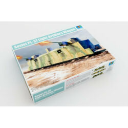 Vagón de artillería blindada PL-37 soviética. Escala 1:35. Marca Trumpeter. Ref: 00222.