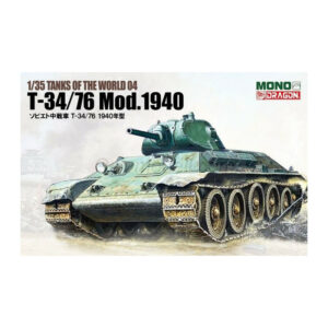 T-34/76 Mod.1940. Escala 1:35. Marca Mono-Dragon. Ref: MD004. 2 T-34/76 Mod.1940. Escala 1:35. Marca Mono-Dragon. Ref: MD004.