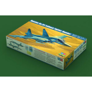 Russian Su-34 Fullback Fighter-Bomber. Escala 1:48. Marca Hobby boss. Ref: 81756.