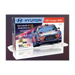 Hyundai i20 Coupe WRC Tour de Corse 2019 winner. Escala 1:24. Marca Belkits. Ref: BEL014.