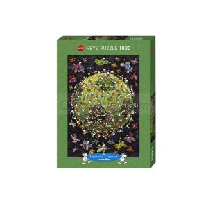 Football Cartoon Classics. Puzzle vertical, 1000 pz. Marca Heye. Ref: 29359