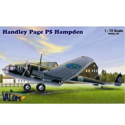Set avión Handley page P5 Hampden. Escala 1:72. Marca Valom. Ref: 72045